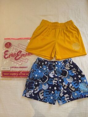 AUTHENTIC Eric Emanuel Youth Shorts (lot of 2 pairs) - Youth size L/8yo